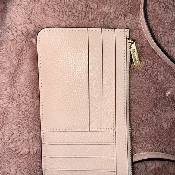 kate spade Pink Heart Print Crossbody with Card Holder - Picture 3 of 7